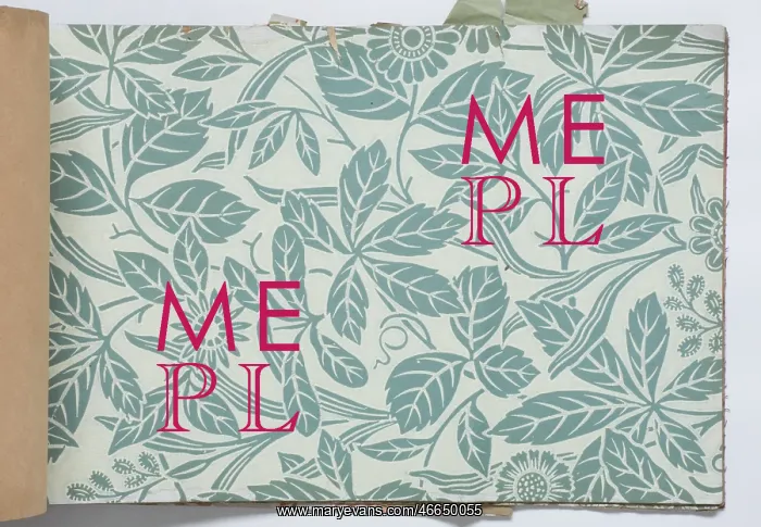  : Page from a wallpaper sample book