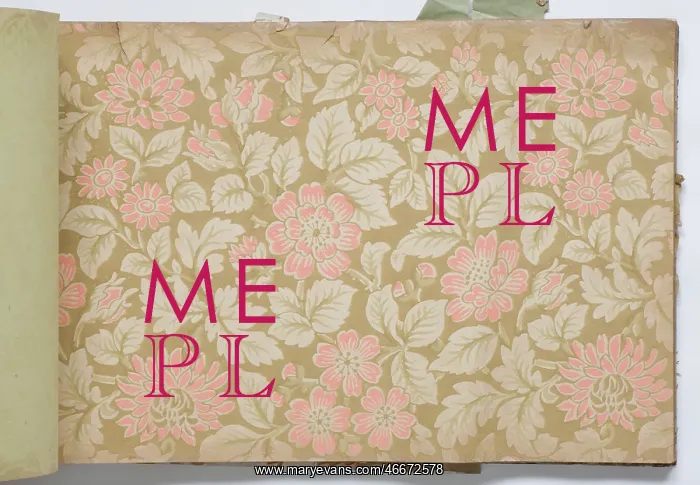  : Page from a wallpaper sample book