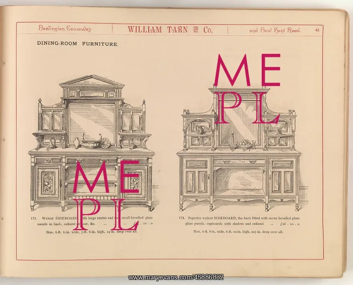 : Page from William Tarn and Co.'s Illustrated Catalogue: wit : Page from William Tarn and Co.'s Illustrated Catalogue: wit