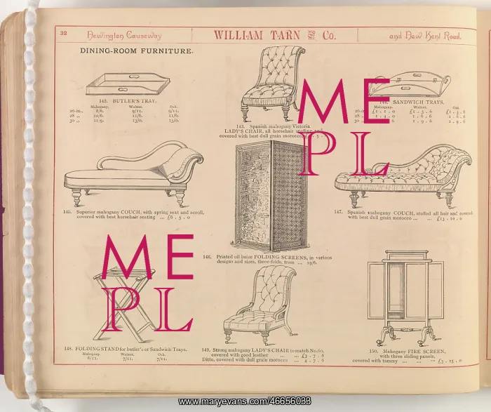 : Page from William Tarn and Co.'s Illustrated Catalogue: wit : Page from William Tarn and Co.'s Illustrated Catalogue: wit