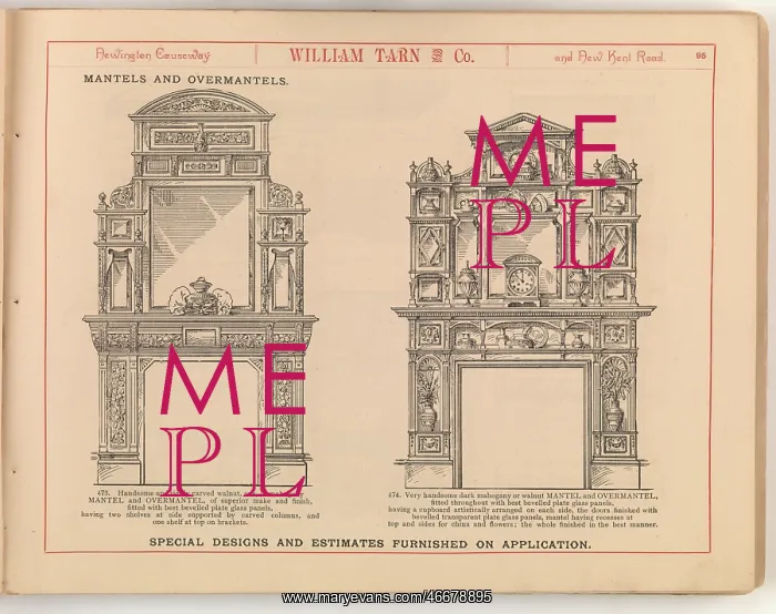: Page from William Tarn and Co.'s Illustrated Catalogue: wit : Page from William Tarn and Co.'s Illustrated Catalogue: wit