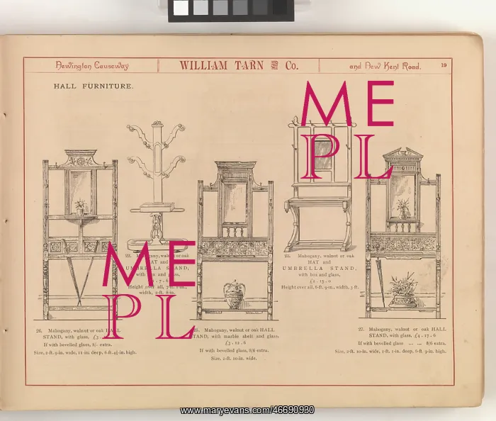 : Page from William Tarn and Co.'s Illustrated Catalogue: wit : Page from William Tarn and Co.'s Illustrated Catalogue: wit