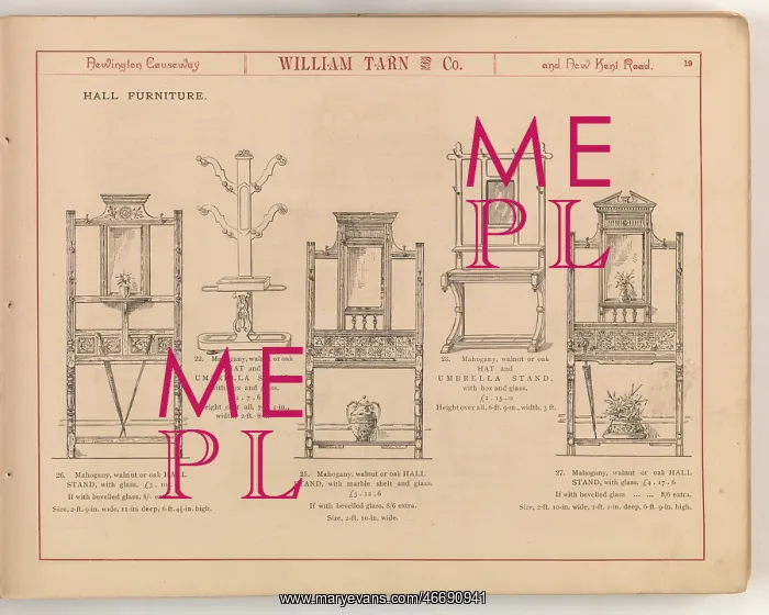 : Page from William Tarn and Co.'s Illustrated Catalogue: wit : Page from William Tarn and Co.'s Illustrated Catalogue: wit
