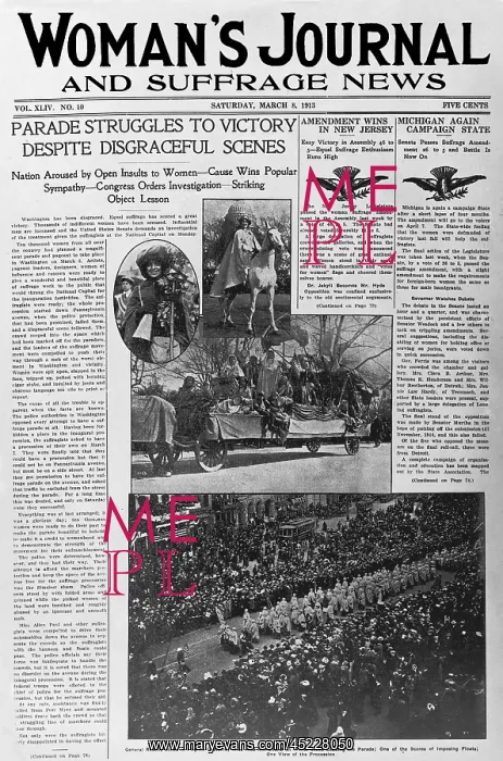 : Front page of the WOMAN'S JOURNAL AND SUFFRAGE ? : Front page of the WOMAN'S JOURNAL AND SUFFRAGE ?