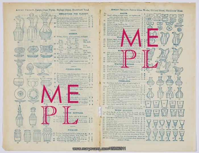 : Pages from a price list : Pages from a price list