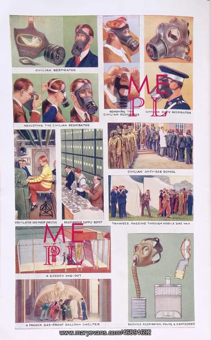  : Pages from World War Two firefighting manual