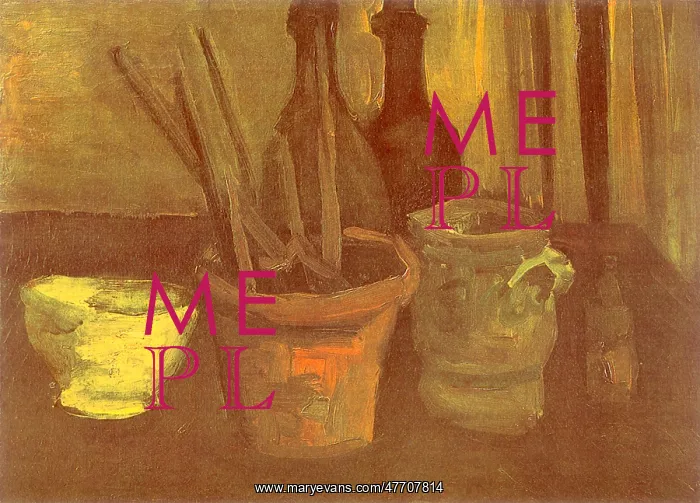 : Paintbrushes and Pots, by Van Gogh : Paintbrushes and Pots, by Van Gogh