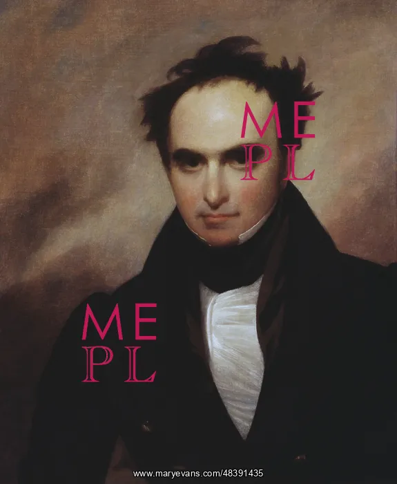 : Painted portrait of politician Daniel Webster : Painted portrait of politician Daniel Webster