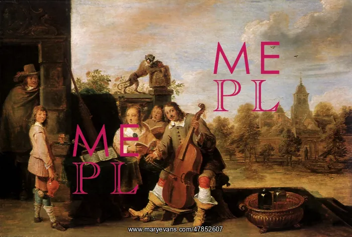 : The Painter and His Family, by Teniers : The Painter and His Family, by Teniers