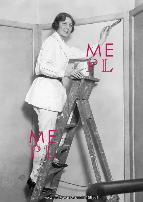 : Painter at work, 1929 : Painter at work, 1929