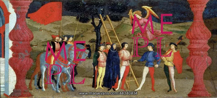 : Detail of the painting by : Detail of the painting by