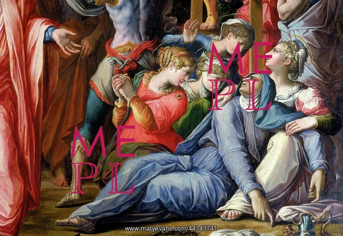 : Detail of the painting by : Detail of the painting by