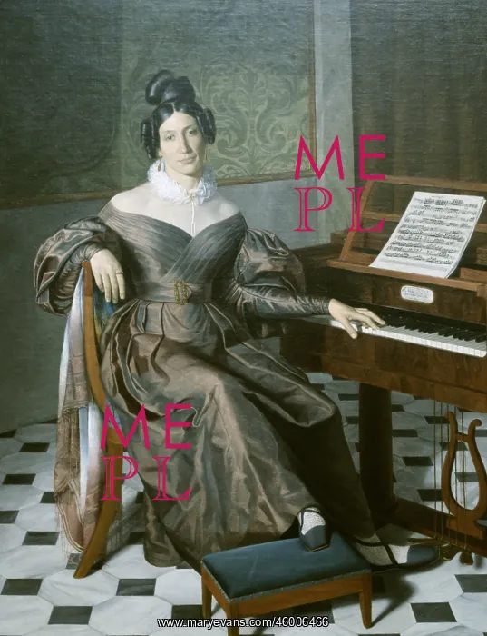 : Painting. painting, Bildnis der Sangerin Isabella Colbran, : Painting. painting, Bildnis der Sangerin Isabella Colbran,