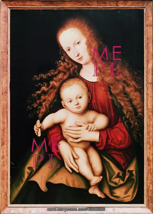 : Painting. painting, Mary with child, (Maria mit dem Kinde) : Painting. painting, Mary with child, (Maria mit dem Kinde)