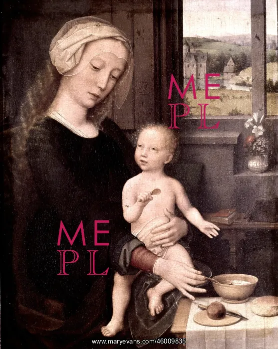  : Painting. painting, La Vierge a la soup au lait, circa 1515, Gerard David, (1455 - 1523)