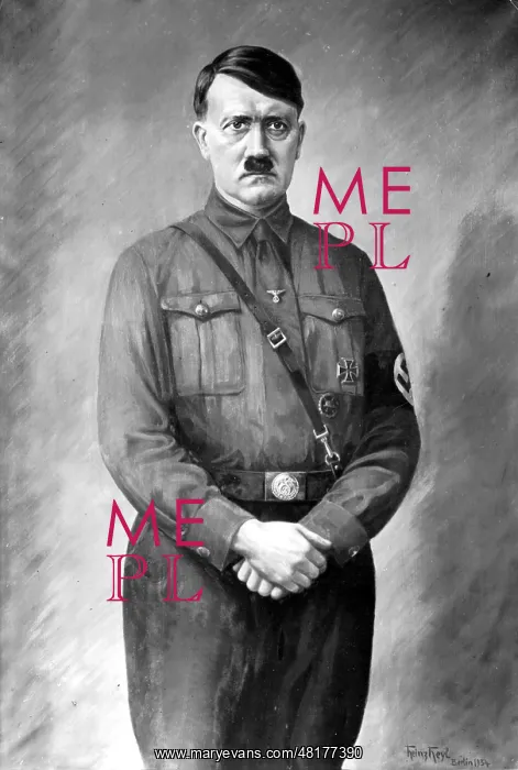 : Painting of Adolf Hitler : Painting of Adolf Hitler