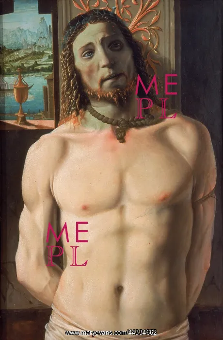 : Painting of Christ at the : Painting of Christ at the