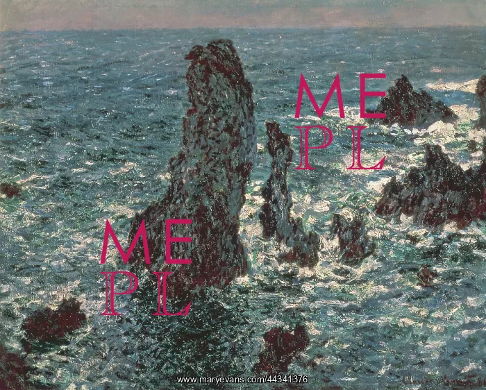 : Painting by Claude Monet entitled : Painting by Claude Monet entitled