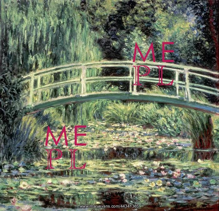 : Painting by Claude Monet entitled : Painting by Claude Monet entitled