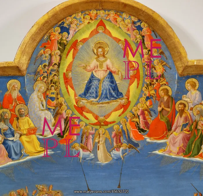 : Painting, Convent of St Mark, Florence, Tuscany, Italy : Painting, Convent of St Mark, Florence, Tuscany, Italy