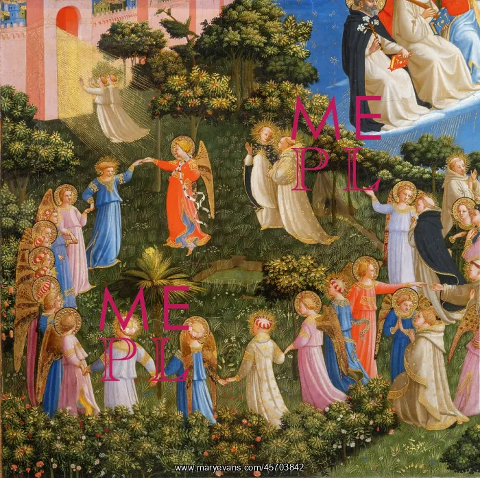 : Painting, Convent of St Mark, Florence, Tuscany, Italy : Painting, Convent of St Mark, Florence, Tuscany, Italy