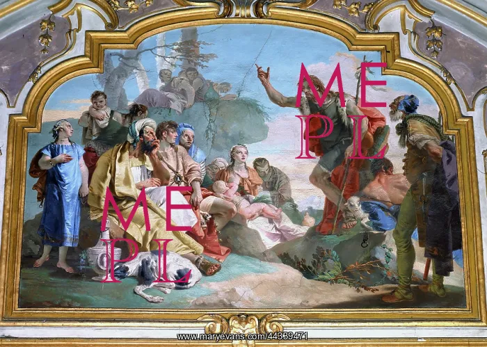 : Painting by G. B. Tiepolo : Painting by G. B. Tiepolo