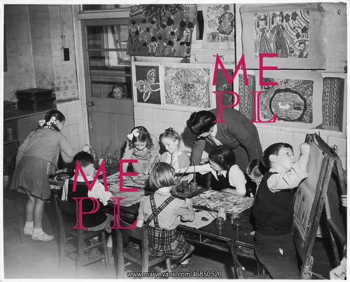 : PAINTING LESSON 1950 : PAINTING LESSON 1950