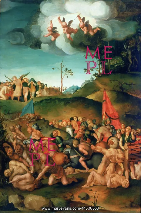 : Painting of the Martyrdom of : Painting of the Martyrdom of