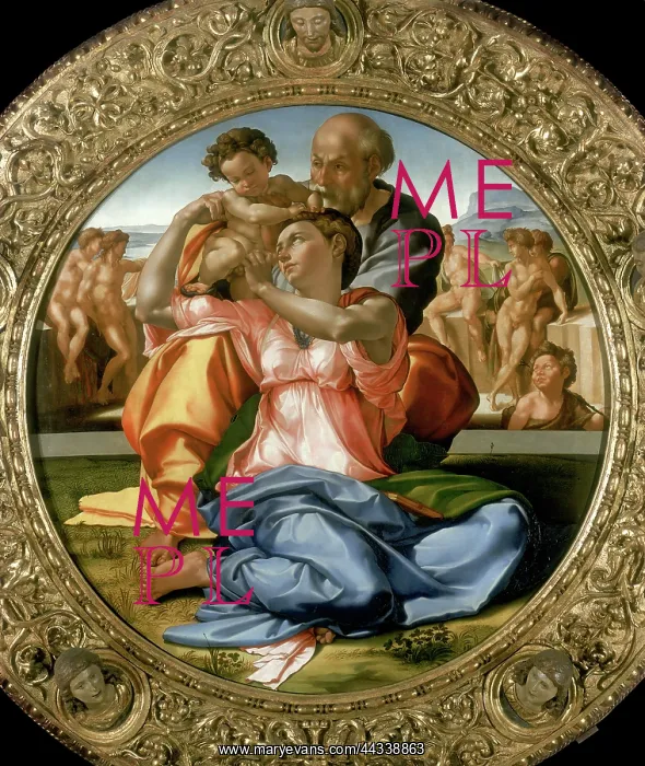 : Painting by Michelangelo of The : Painting by Michelangelo of The