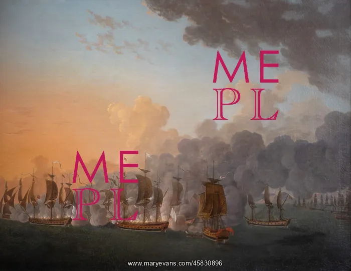 : Painting, Musee National de la Marine, Rochefort, France : Painting, Musee National de la Marine, Rochefort, France