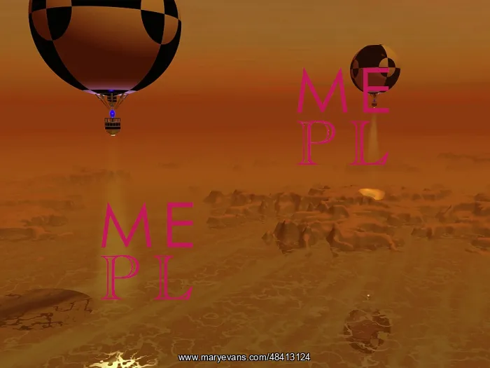 : A pair of balloon-borne probes leisurely survey the surface : A pair of balloon-borne probes leisurely survey the surface