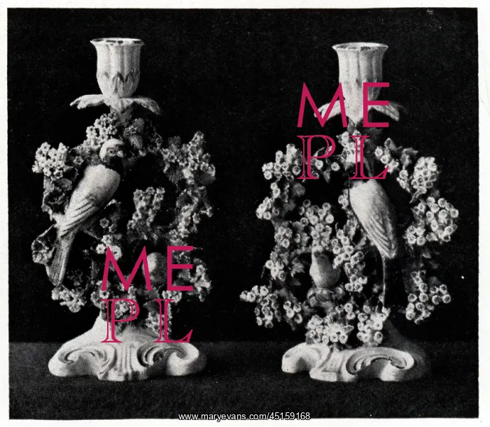 : A Pair of Bow Candlesticks : A Pair of Bow Candlesticks