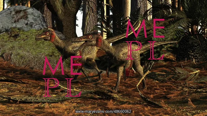 : A pair of Buitreraptor dromaeosaurs of South America : A pair of Buitreraptor dromaeosaurs of South America