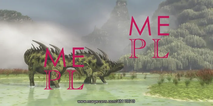: A pair of Gigantspinosaurus dinosaurs roaming in the ? : A pair of Gigantspinosaurus dinosaurs roaming in the ?