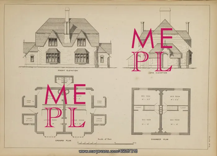 : Pair of semi-detached cottages : Pair of semi-detached cottages
