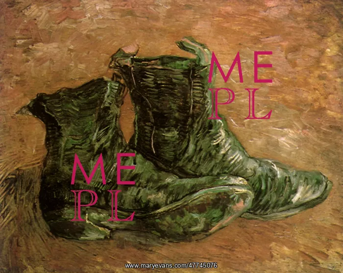  : A Pair of Shoes, by Van Gogh