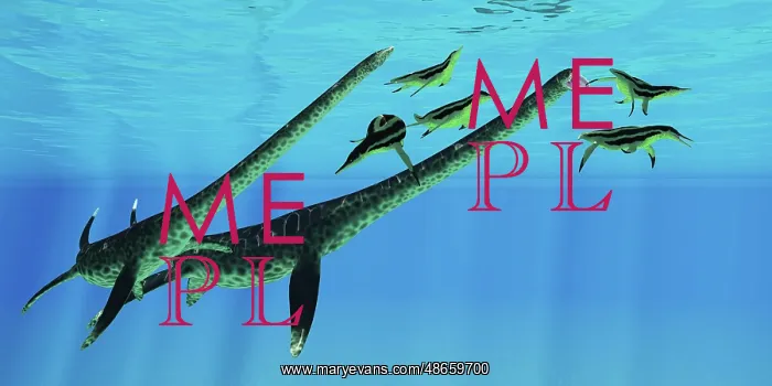 : A pair of Styxosaurus attack a group of Dolichorhynchops : A pair of Styxosaurus attack a group of Dolichorhynchops