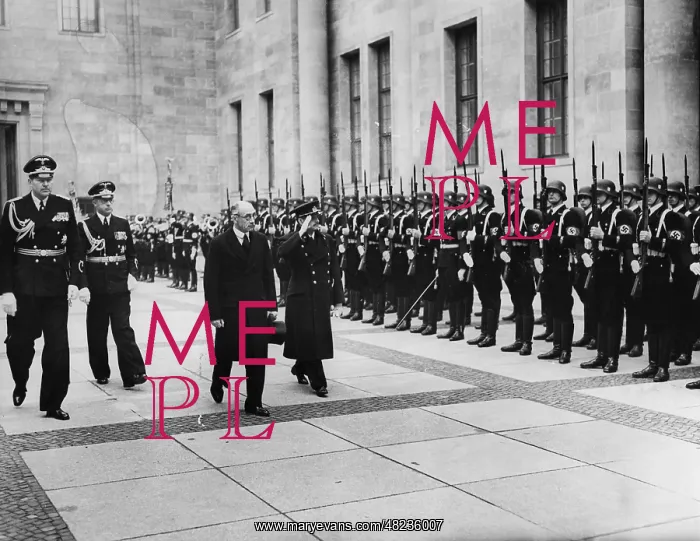 : Pal Teleki and Istvan Csaky in Berlin, 1939 : Pal Teleki and Istvan Csaky in Berlin, 1939