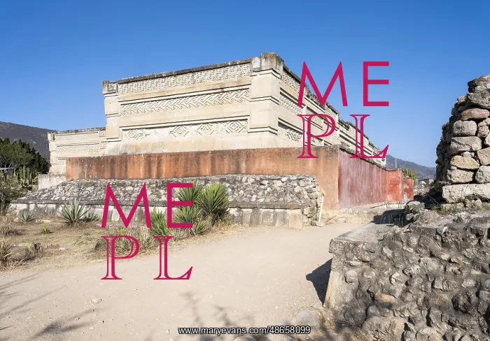 : Palace of the Columns, Columns Group, Mitla, Oaxaca, Mexico : Palace of the Columns, Columns Group, Mitla, Oaxaca, Mexico