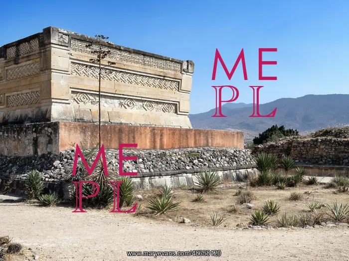 : Palace of the Columns, Columns Group, Mitla, Oaxaca, Mexico : Palace of the Columns, Columns Group, Mitla, Oaxaca, Mexico