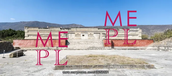 : Palace of the Columns, Columns Group, Mitla, Oaxaca, Mexico : Palace of the Columns, Columns Group, Mitla, Oaxaca, Mexico
