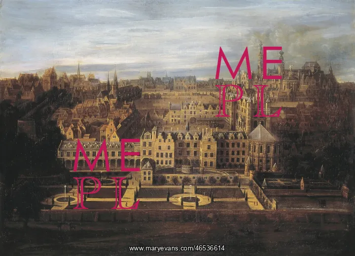 : Palace of Dukes of Brabant in Brussels. 18th : Palace of Dukes of Brabant in Brussels. 18th