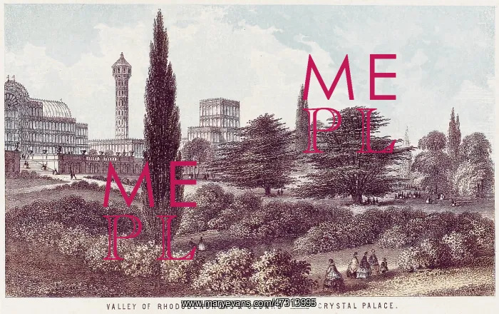 : THE PALACE GARDENS, CRYSTAL PALACE : THE PALACE GARDENS, CRYSTAL PALACE