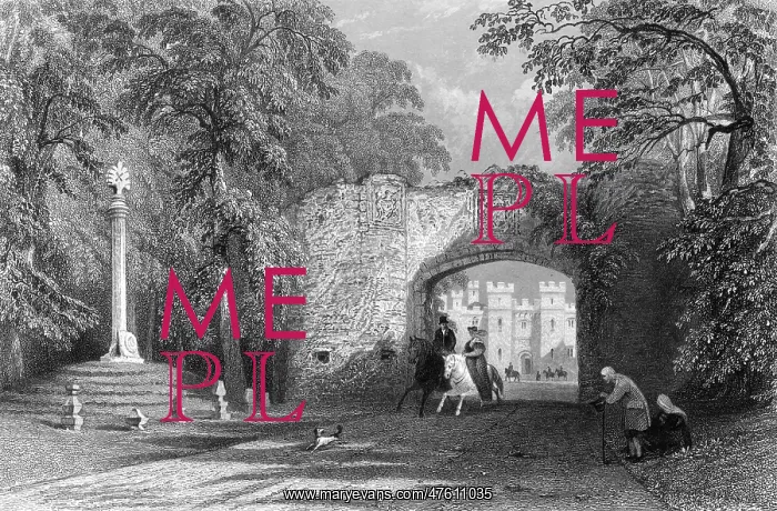 : Palace Gate, Scone Palace 1837 : Palace Gate, Scone Palace 1837
