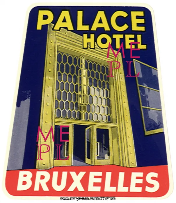 : Palace Hotel, Brussels