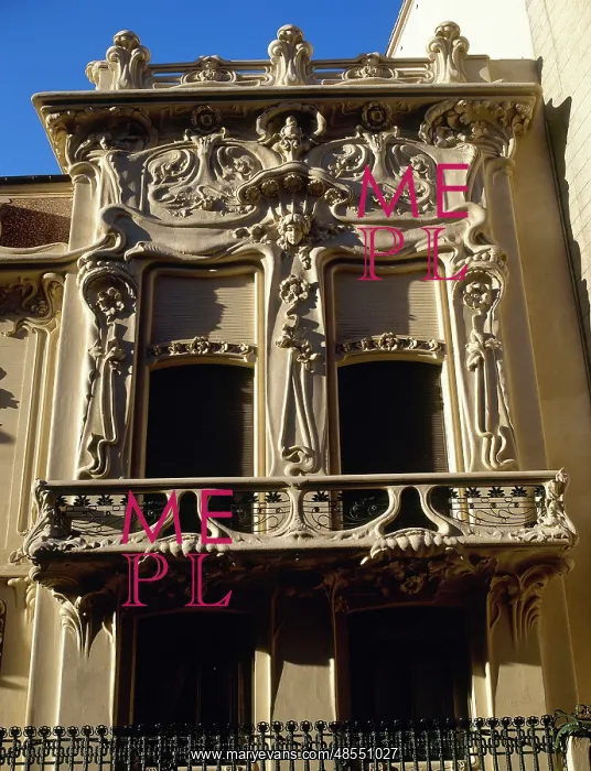: Palace of Longoria. Facade. Madrid. Spain : Palace of Longoria. Facade. Madrid. Spain