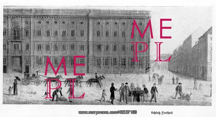 : Palace and Palace Freedom in Berlin, around 1880 : Palace and Palace Freedom in Berlin, around 1880