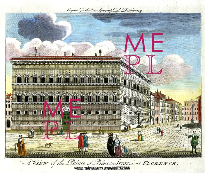  : Palace of Prince Strozzi, Florence, Italy