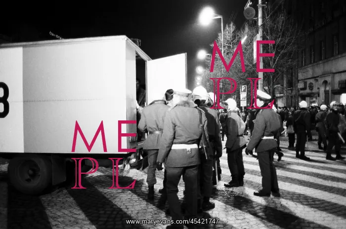  : Palach week - protest - demonstration - police