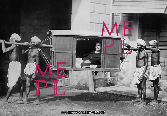 : Palanquin - Transportation - People - India : Palanquin - Transportation - People - India